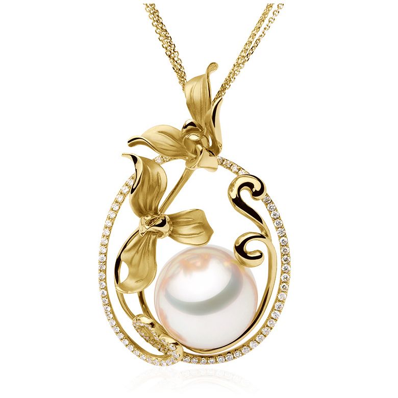 Pendentif Orchidée