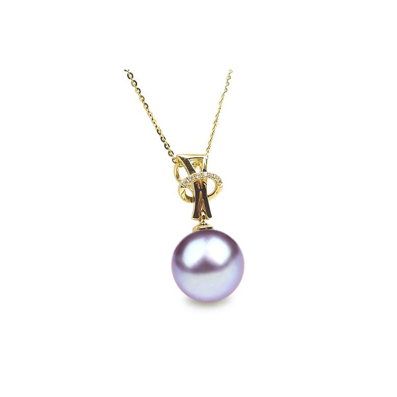 Pendentif XO or jaune - 1