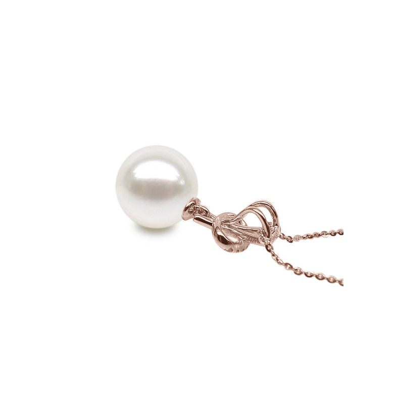 Pendentif XO or rose - 3