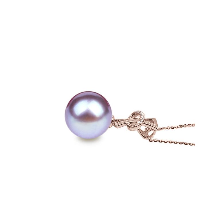 Pendentif XO or rose - 9