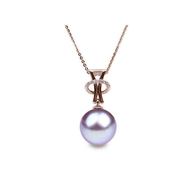Pendentif XO or rose - 10