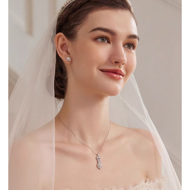 Parure Géométria Préciosa - Pendentif et Boucles d'Oreilles Art Déco  - 3