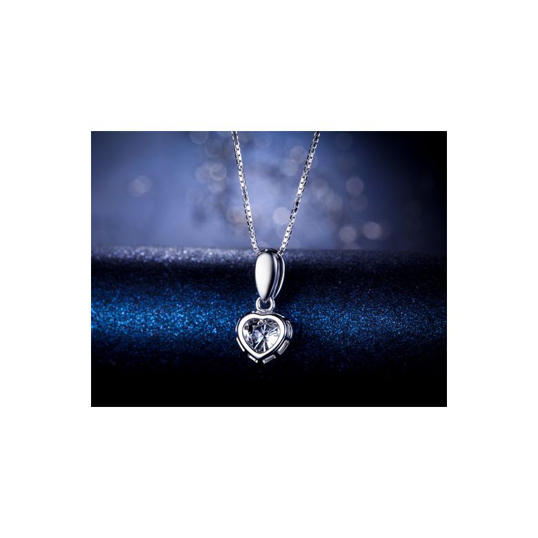 Pendentif nature or blanc fendu - Création joaillière diamants - 6