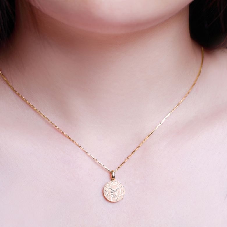 ♉Pendentif Taurus Or jaune. Signe du taureau. Zodiaque - 2