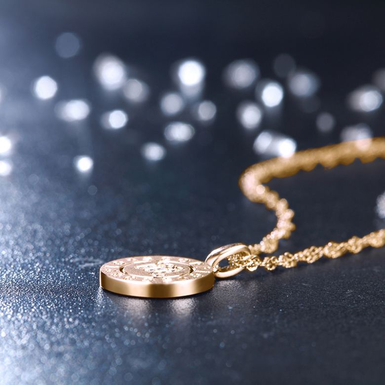 Pendentif Scorpio Or jaune. Signe du scorpion. Zodiaque - 4