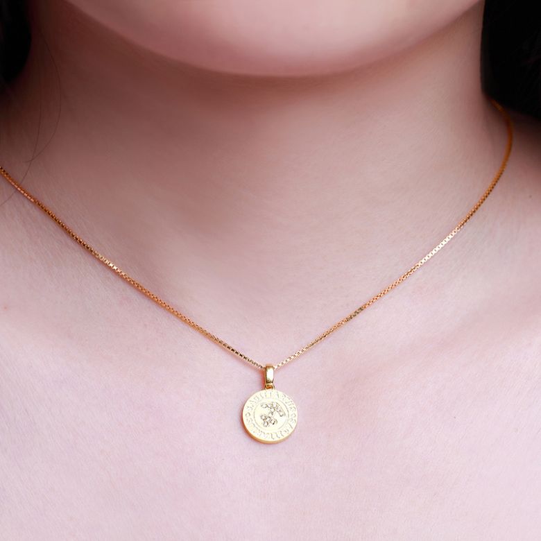 Pendentif Sagittarius Or jaune. Signe du sagittaire. Zodiaque - 2