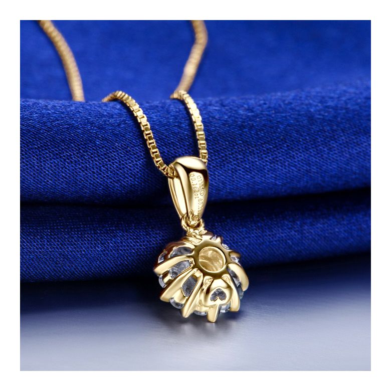 Pendentif Coeur Caillouté Or jaune et Diamants 0.30ct - 6