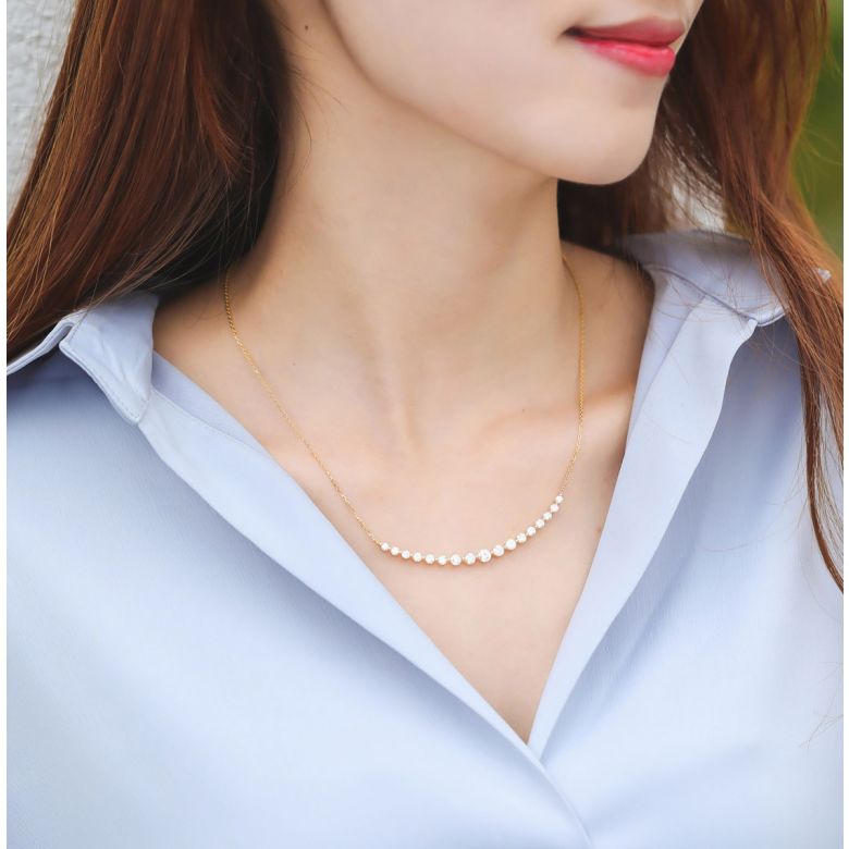Pendentif Sourire en Or jaune et Diamants I Gemperles - 5