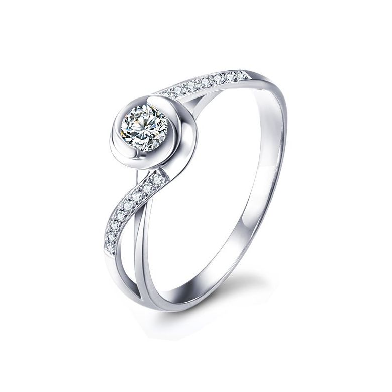 Solitaire A Julie Platine - 1