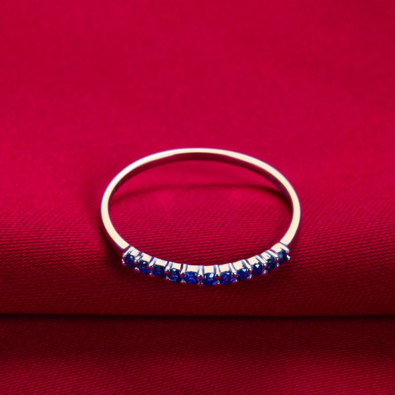 Anneau Or rose 18 carats, Saphir I Pretty little stars I Gemperles  - 5