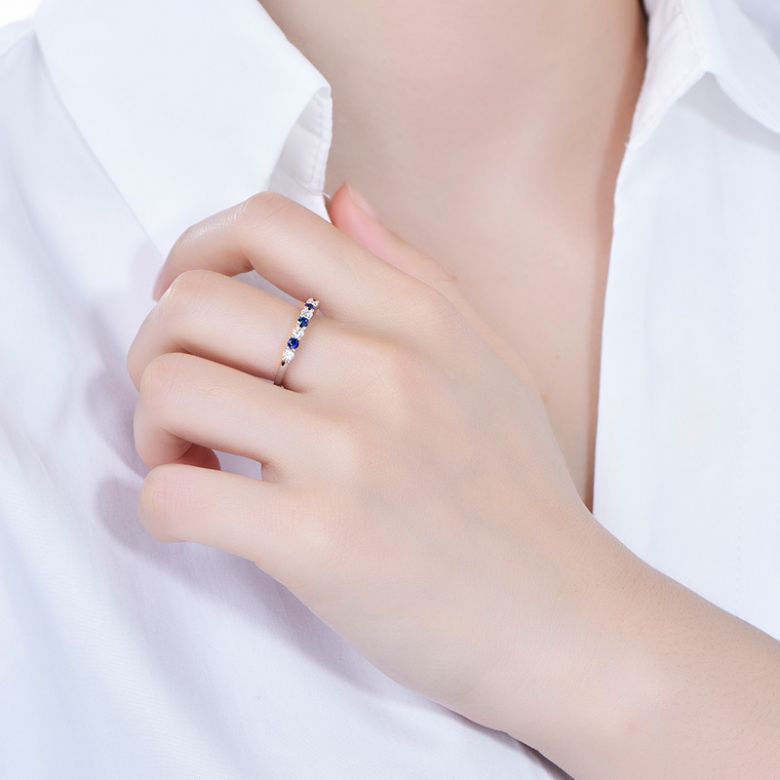 Bague Michèle Morgan or rose - 1