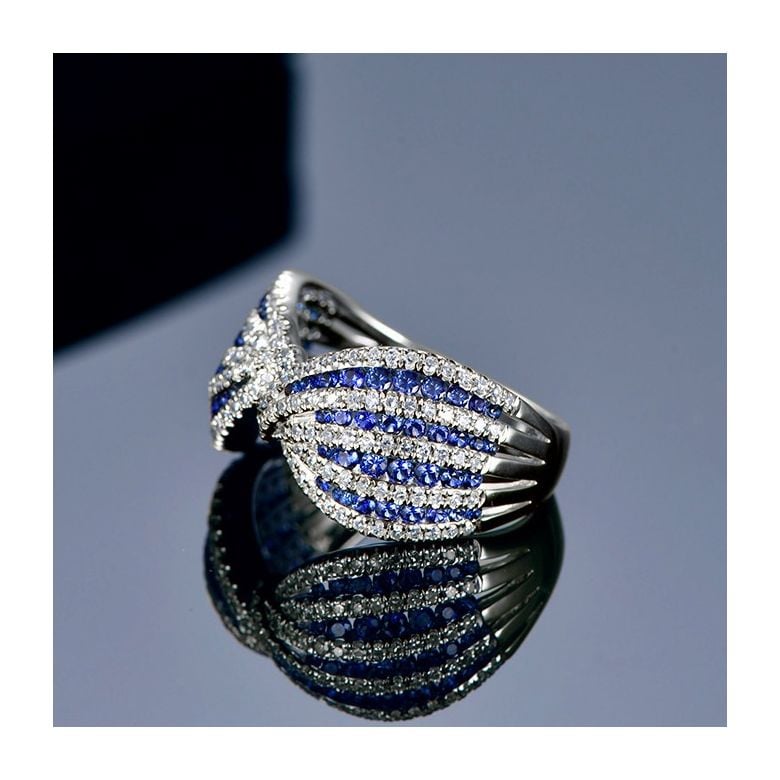 Bague Colombo or blanc