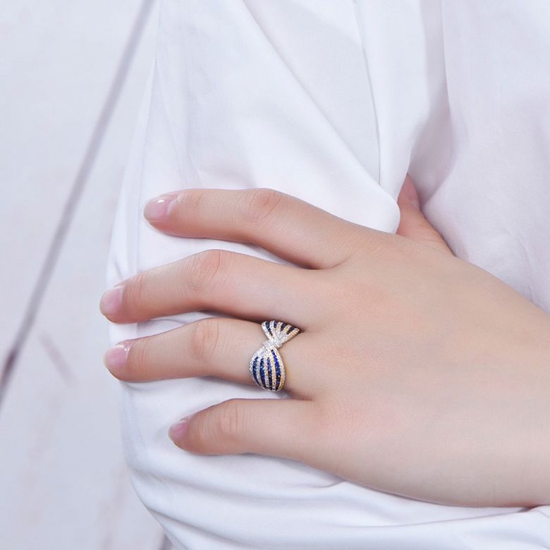 Bague Colombo or jaune