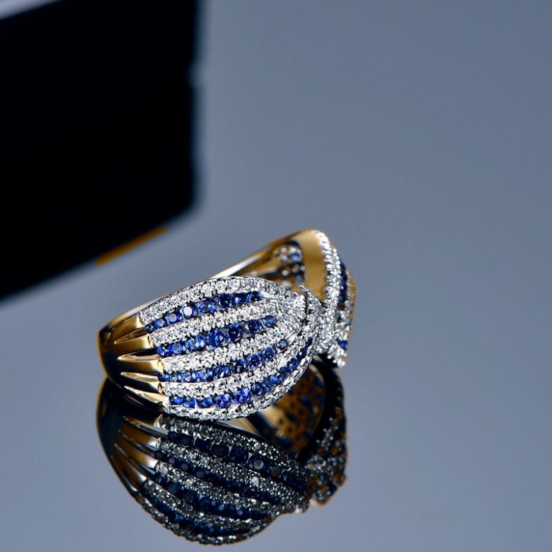 Bague Colombo or jaune