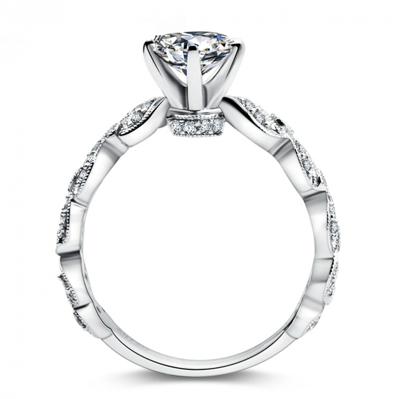 Bague Arthur Rimbaud - Sensation - Or Blanc & Diamants | Gemperles - 4
