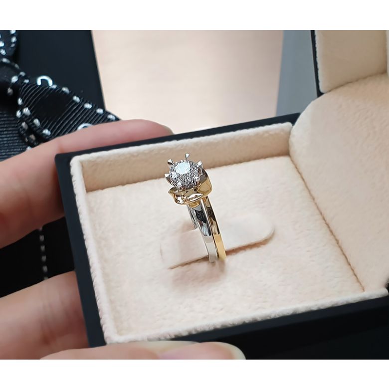 Bague Louis Aragon - Nous Dormirons Ensemble - Or Blanc, Jaune | Gemperles - 5
