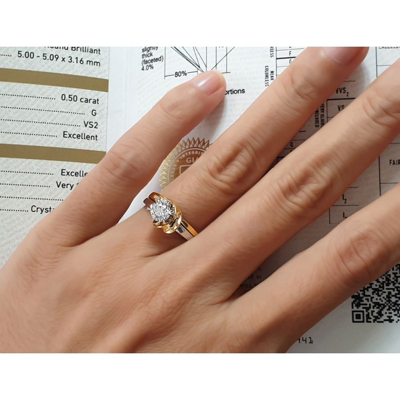 Bague Louis Aragon - Nous Dormirons Ensemble - Or Blanc, Jaune | Gemperles - 6