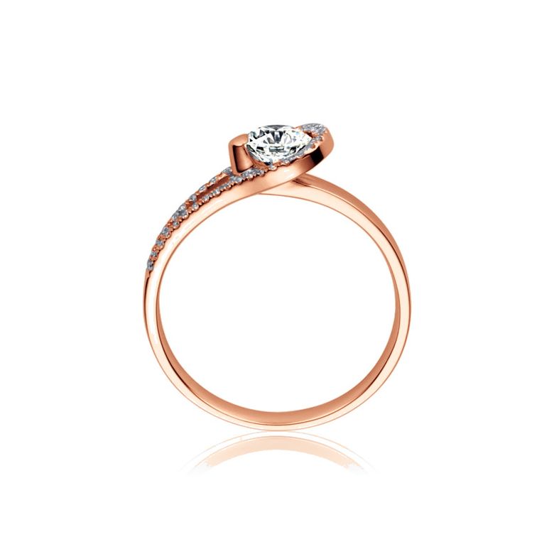 Bague Solitaire Victor Hugo - Les contemplations - Or rose | Contemplations - 4