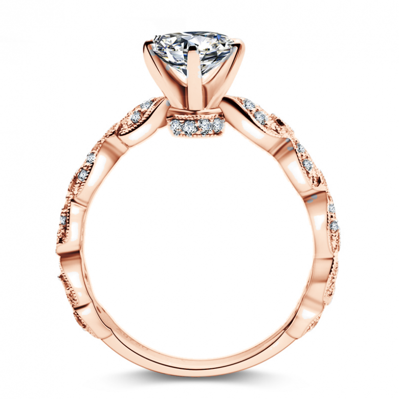 Bague Arthur Rimbaud - Sensation - Or Rose & Diamants | Gemperles - 4