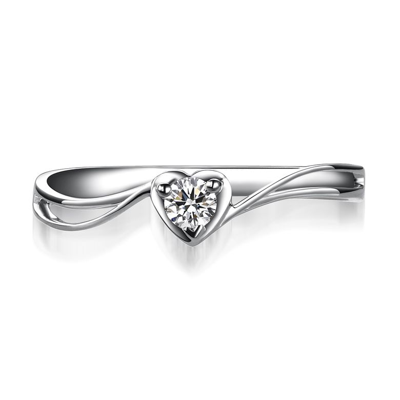 Solitaire Diamant Platine - J'ai Dit à Mon Cœur - Alfred De Musset | Gemperles - 4