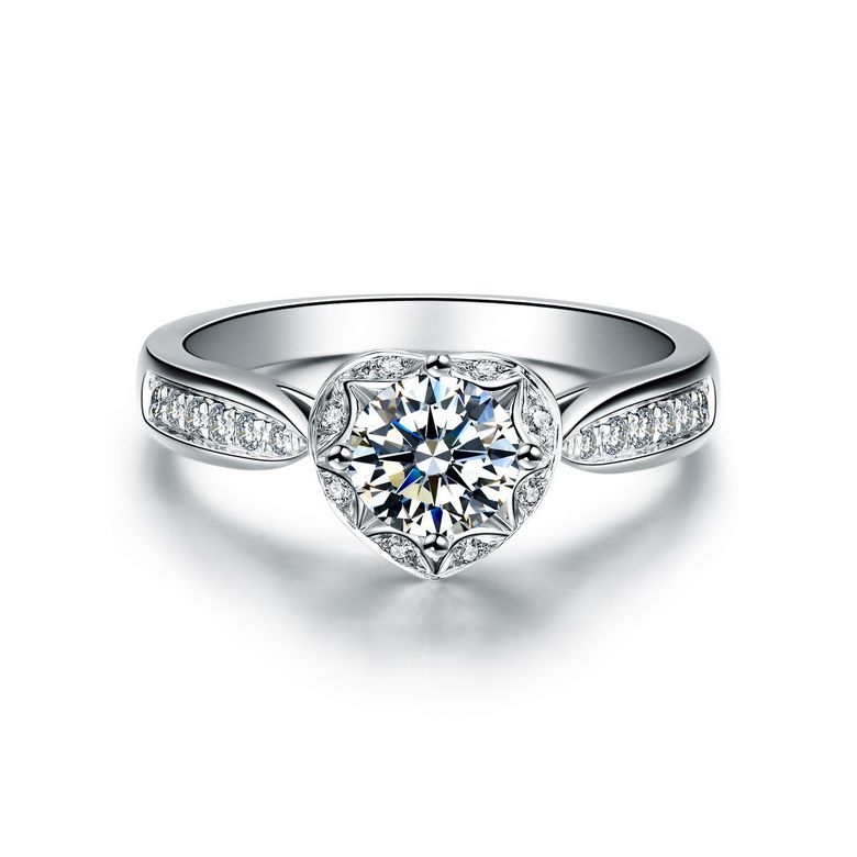 Bague Solitaire Your Best Friend - Or Blanc 18 Carats & Diamants | Gemperles - 1