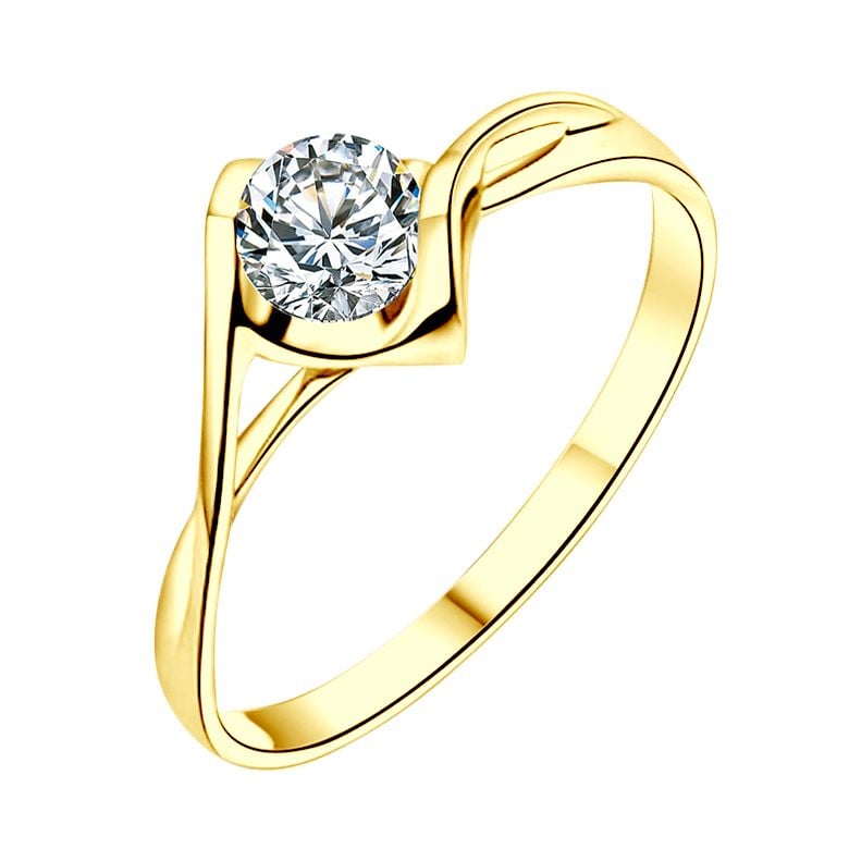 Solitaire Diamant. Victor Hugo, A Jeanne. Or Jaune | Gemperles - 2