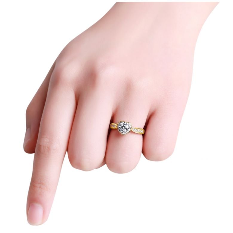 Bague Solitaire Your Best Friend - Or Jaune 18 Carats & Diamants | Gemperles - 2