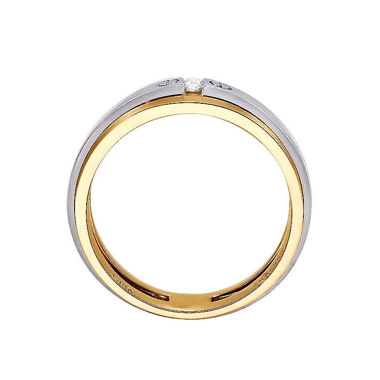 Bague Homme. Diamant. Or jaune et blanc I Britannicus - 1