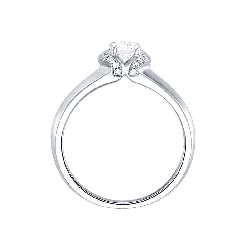 Solitaire Achillée Platine - 2