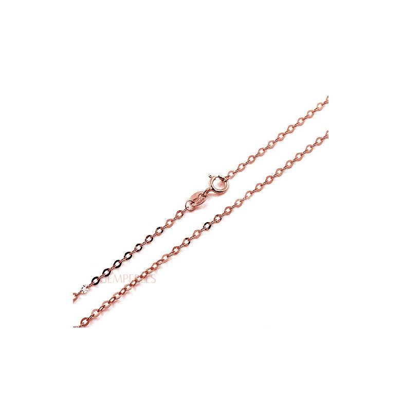 Chaîne forçat. Or rose 45cm (1.1gr) - 1