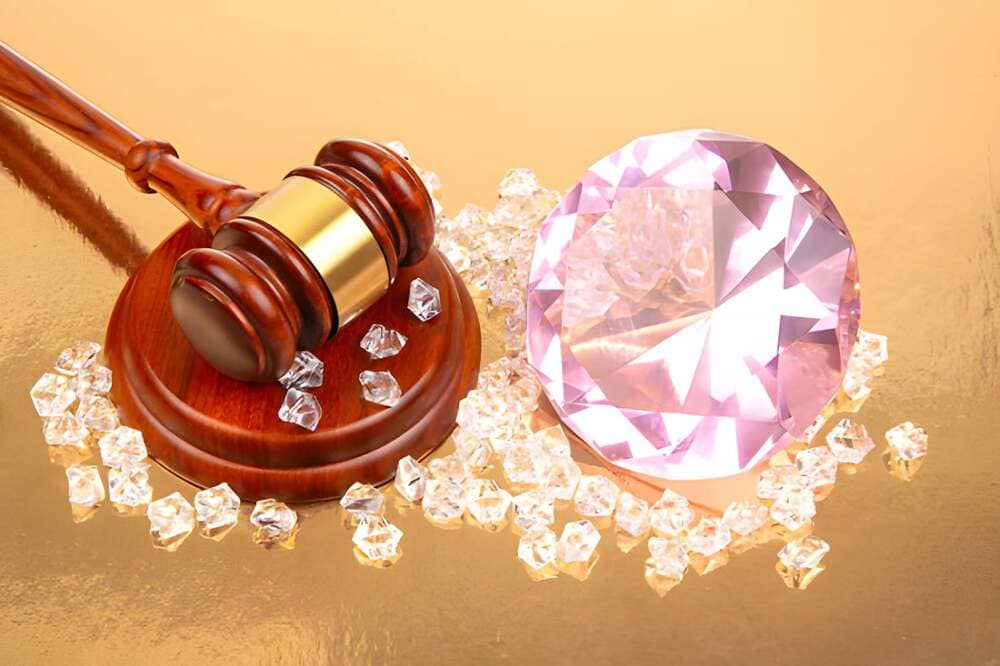 La crise : Pas pour les enchères de bijoux