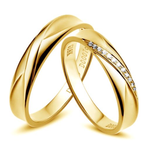 Fedi Emilia Barrett Gemperles, oro giallo 18 carati e diamanti